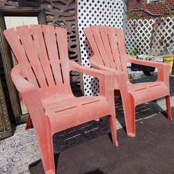 CHAIRS Indoor Or Outdoor. Plastic
