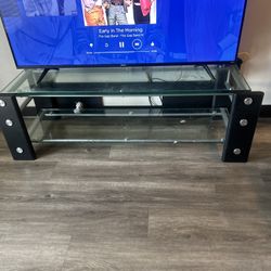 Glass TV Stand