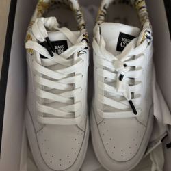 Versace Jeans Couture Low Sneakers White and Gold Size 11 MENS