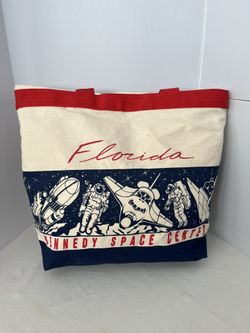 Florida Kennedy Space Center" tote bag