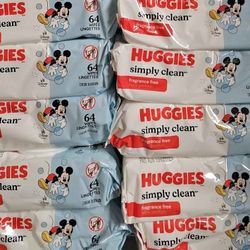 Huggies Wipes $2 Each Pack 