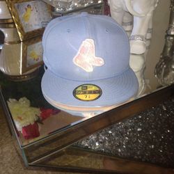 New Era Boston Red Sox 59fifty Pink Under Brim With Side Patch & Amp ; Cotton Candy Pack & Amp ; Fitted Hat