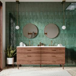 72in Double Bathroom Vanity with Quartz Top