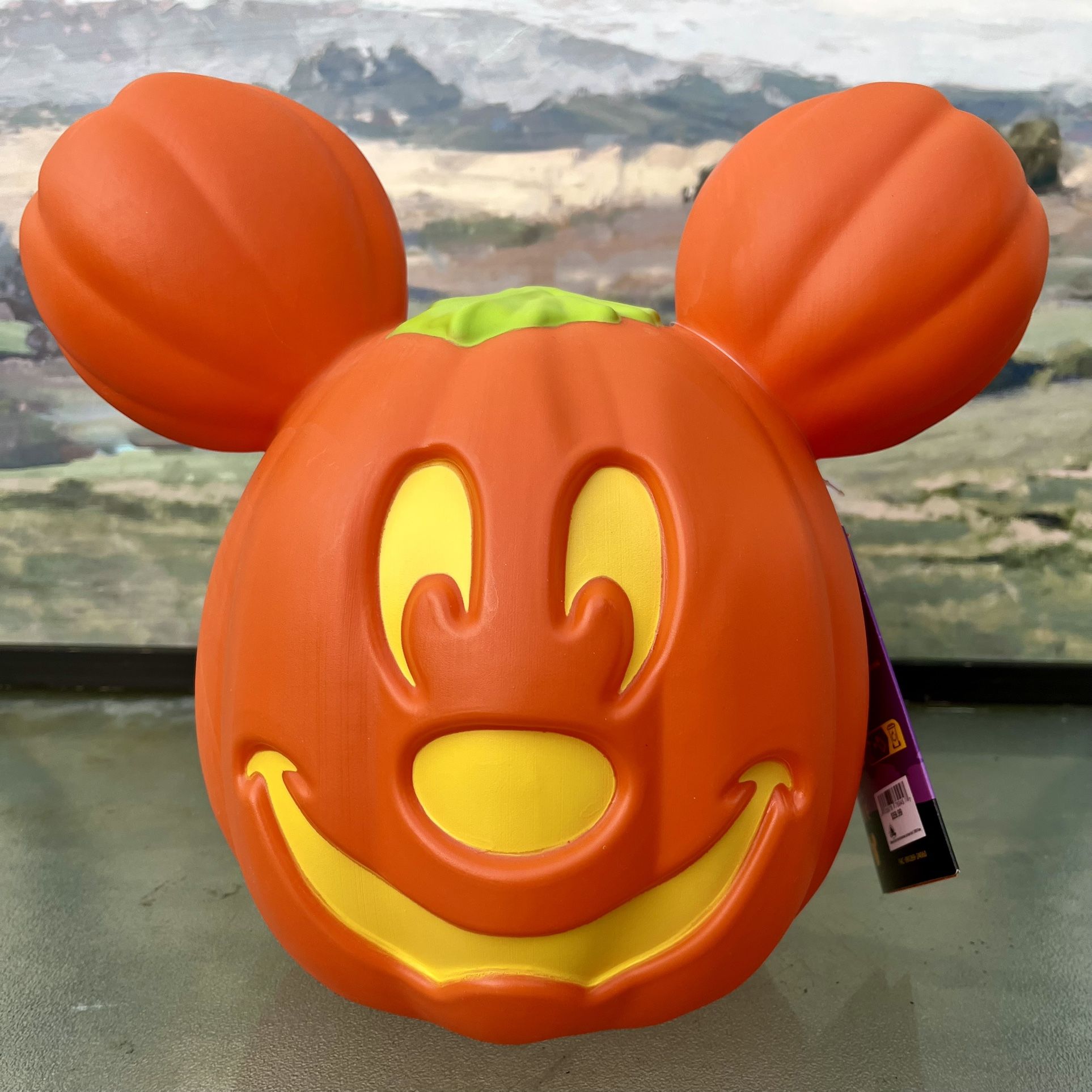 Disneyland Mickey Mouse Light Up Pumpkin 12” Version
