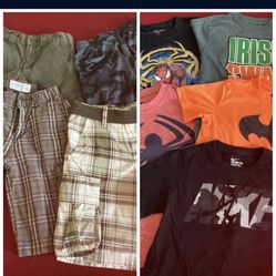 Boys Lot Of Clothes Sz 8