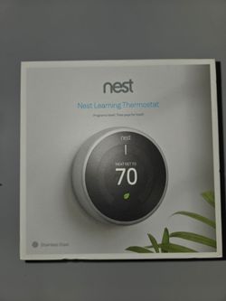 Nest Learning Thermostat Stainless Steel