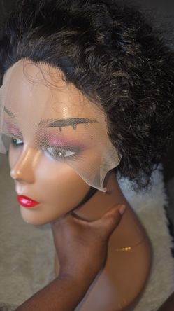 Pixie short 13x1 frontal lace wig 