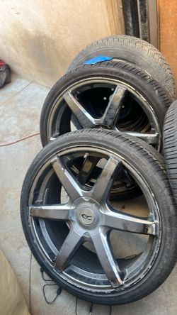 5lug Universal Rims 20” New Tires
