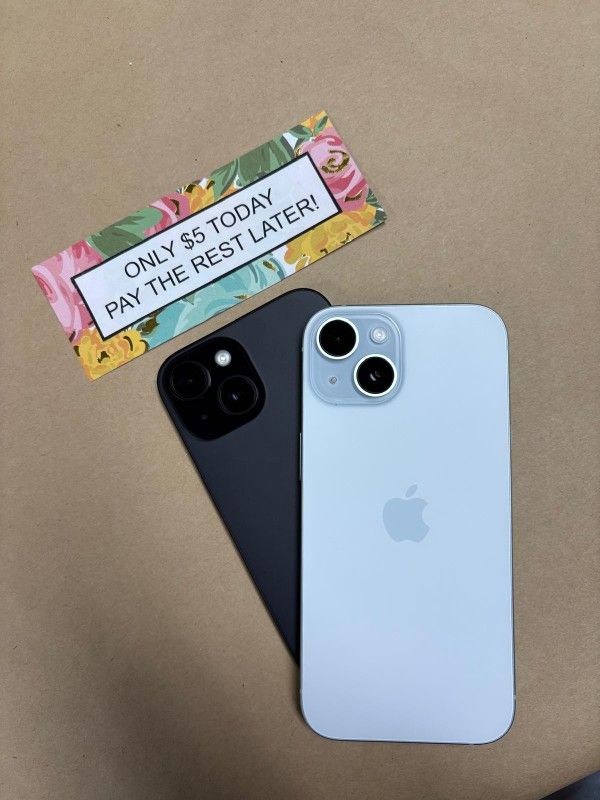 Apple IPhone 15 5G - Only $1 Today Pay The Rest Later! 