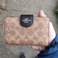 Coach Medium Corner Zip Wallet