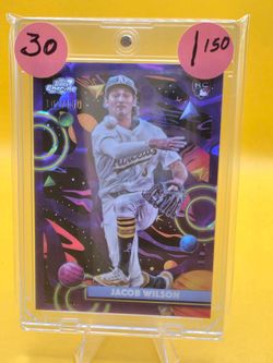 2025 Topps Cosmic Chrome - Jacob Wilson Purple /150