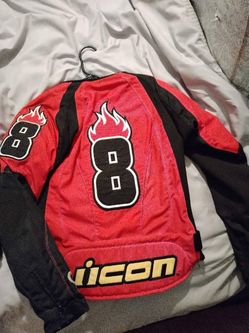 Pink Icon Whole Set! Helmet, Jacket, Gloves, Vest For Sale!!