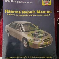 HONDA Accord Repair Manual 98-2002