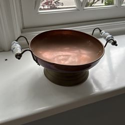 Antique Copper Fruit Bowl