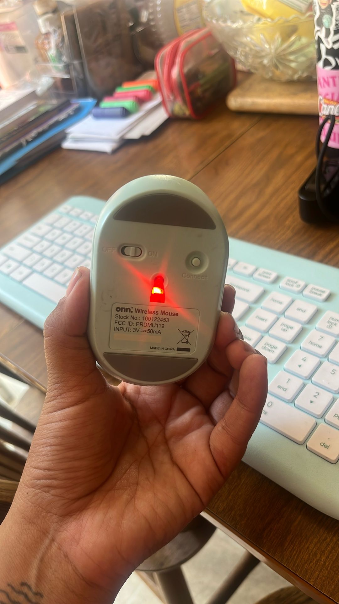 Onn. Wireless Keyboard and Compact Mouse