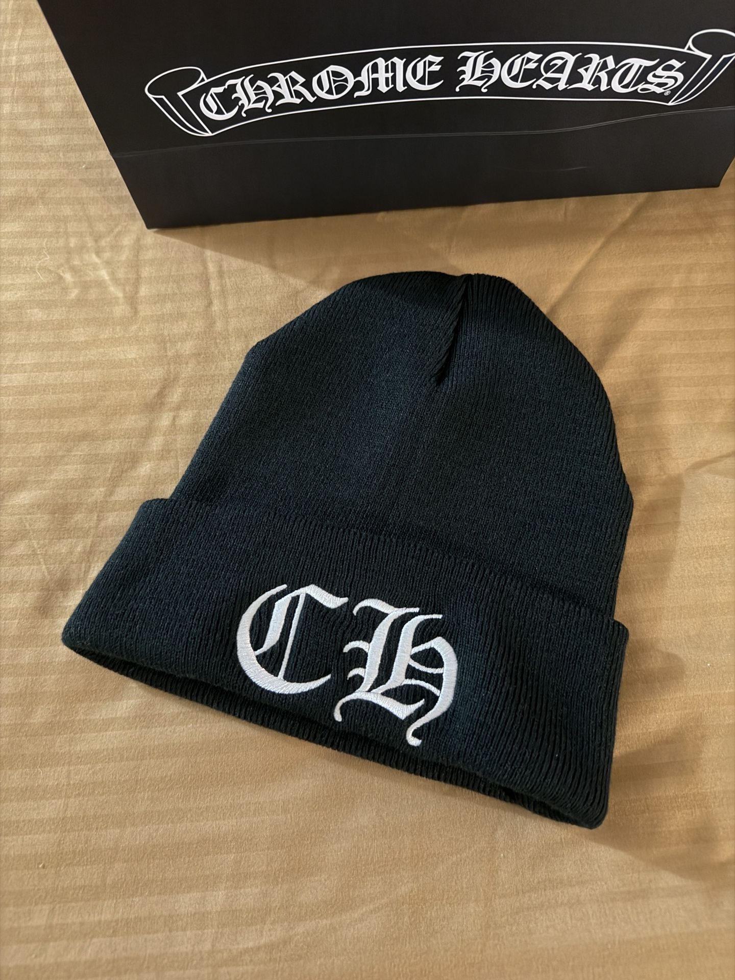 Chrome Hearts Watch Cap Beanie - Black & White