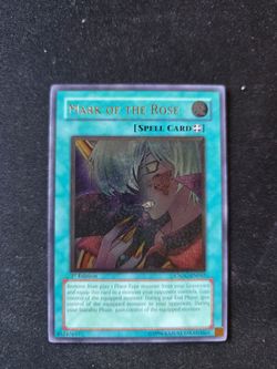 Yugioh Card NM Mark of the Rose 1st ed UTR