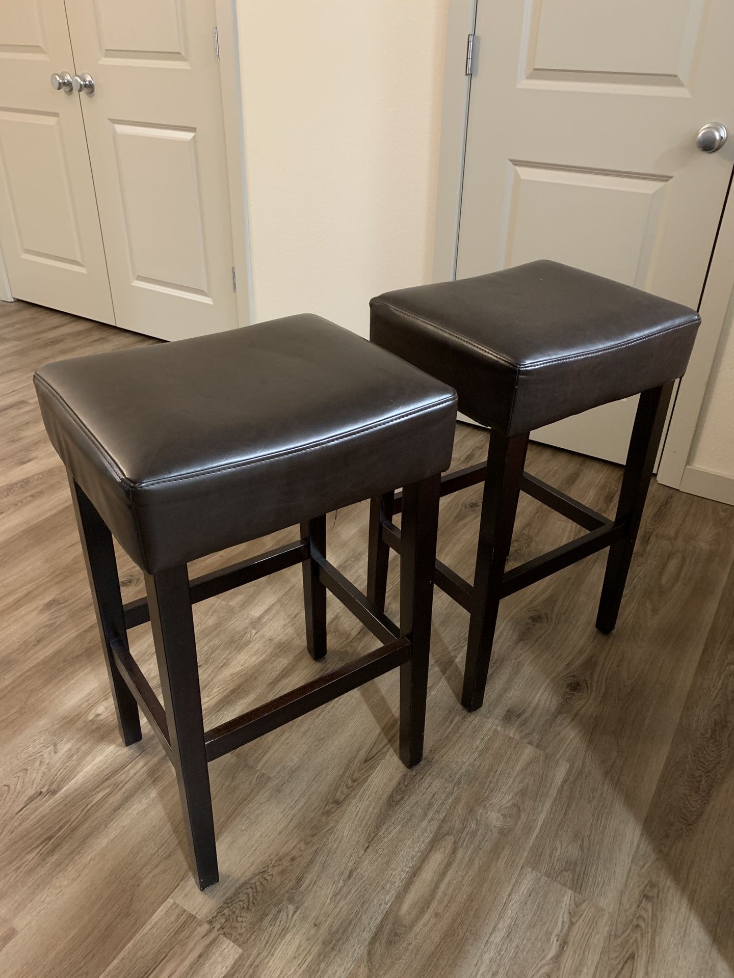 Leather Counter stools