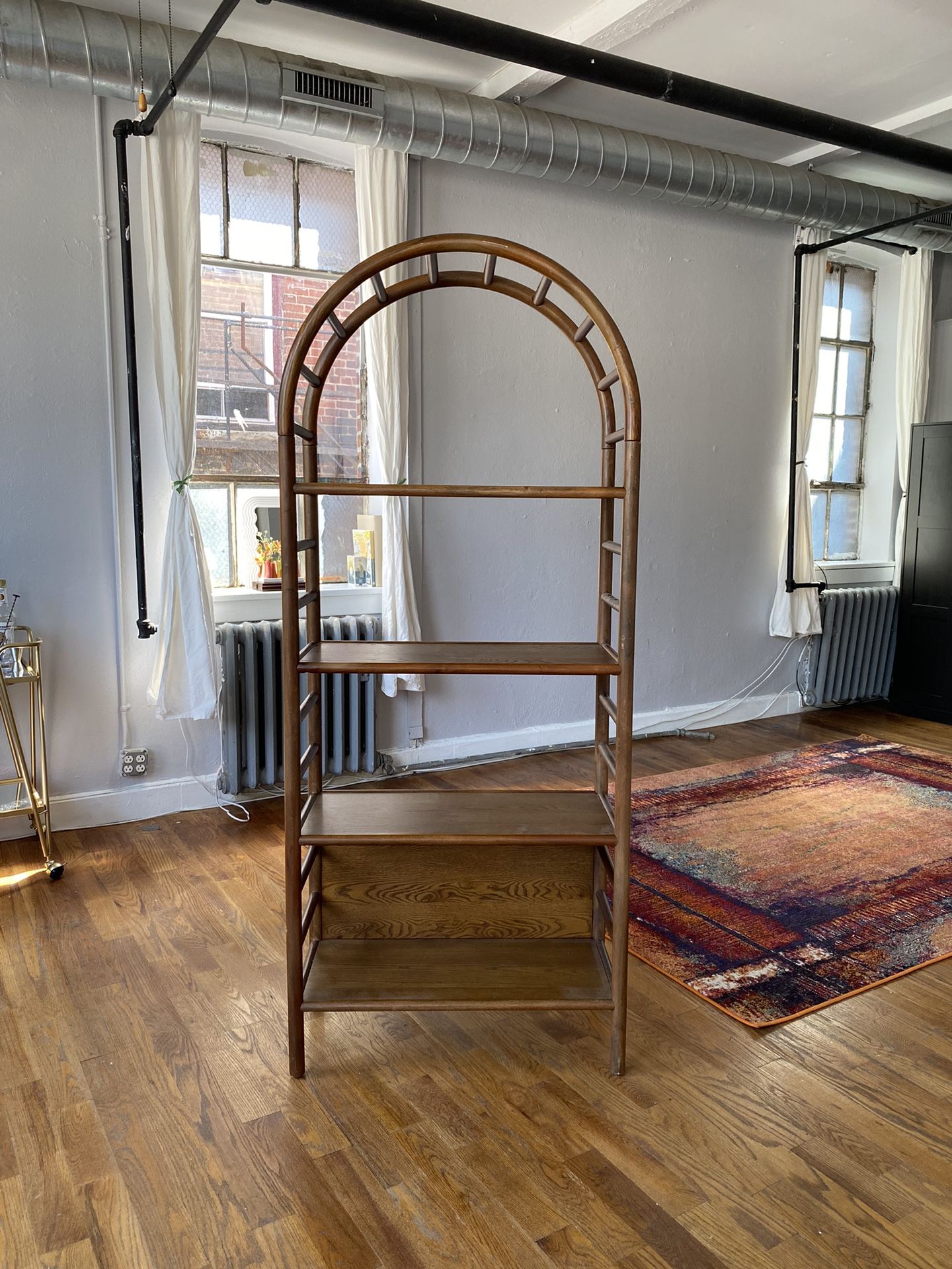 Bookshelf w arch