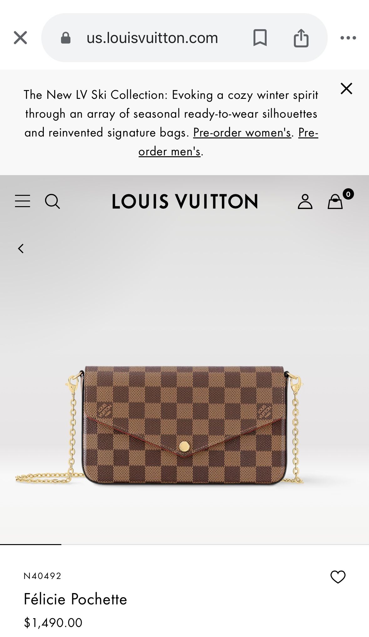 Louis Vuitton Félicie Pochette