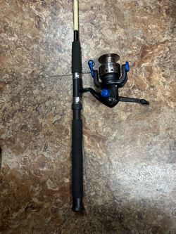 Fishing Combo . SouthBend 7 ft  2 pieces Rod / OpenFace Size 40 Zebco Reel