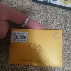 Certified Moissanite Diamond Ring