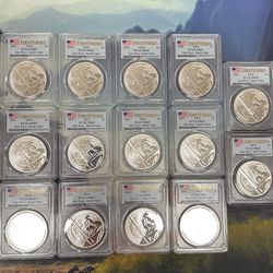 Lot of 14 x 1 oz Star Wars darth vader MS 69 first strike 2018