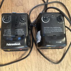 2 Farenheat space heaters