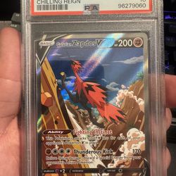 Pokemon Galarian Zapdos V Psa10