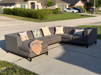 MODERN STYLE - U - SECTIONAL - SAME DAY FREE DELIVERY✅🚚✅