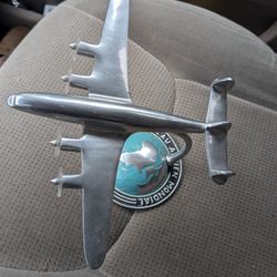 Vintage Promotional Airplane Globe