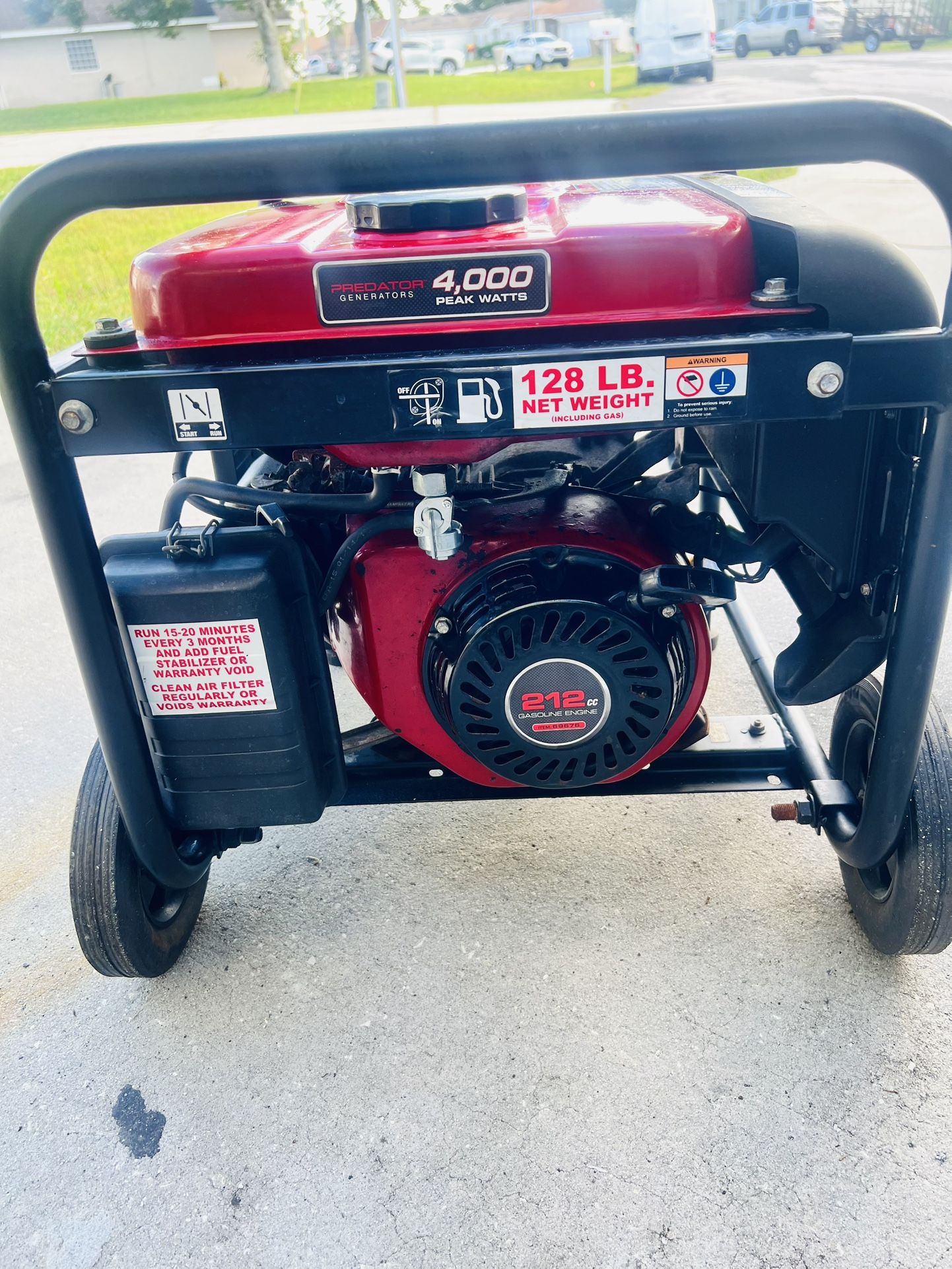 Predator 4000 Watts Used Like New