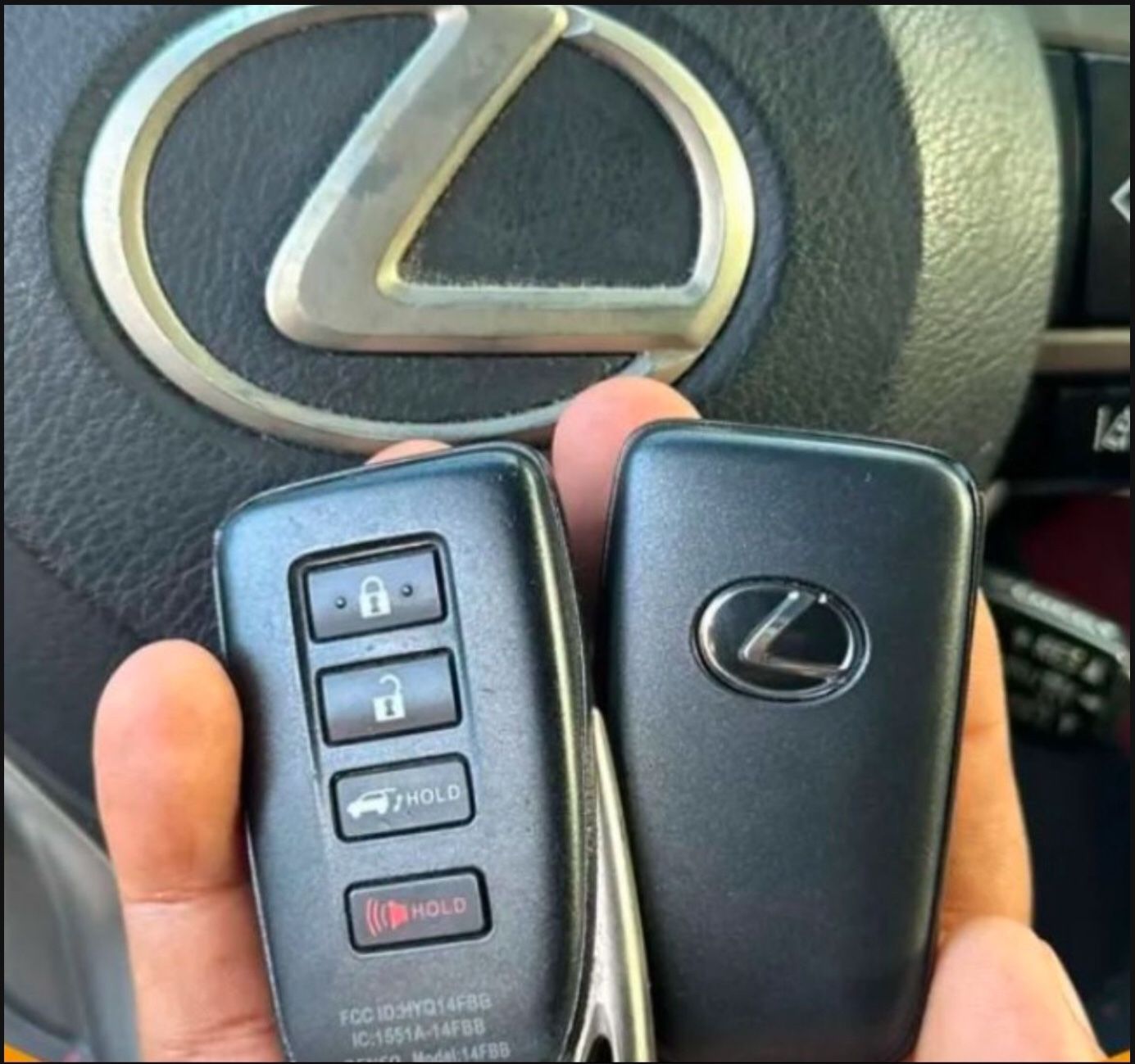 Lexus new key fob Lexus key fob