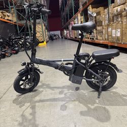 Folding electric bicycle