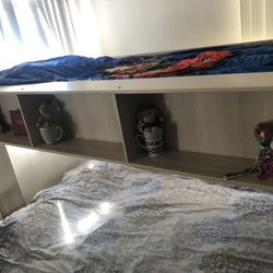 Twins Bed Full Size With Mattress 