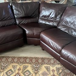 Leather Sectional