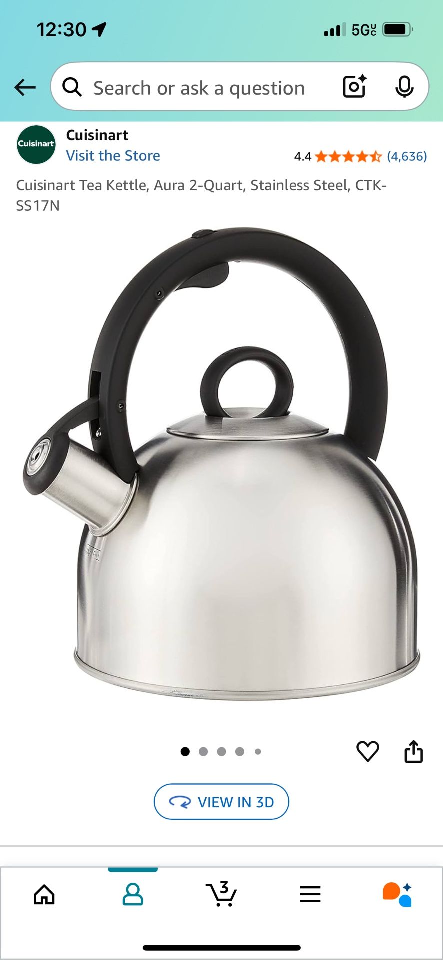 Free tea kettle