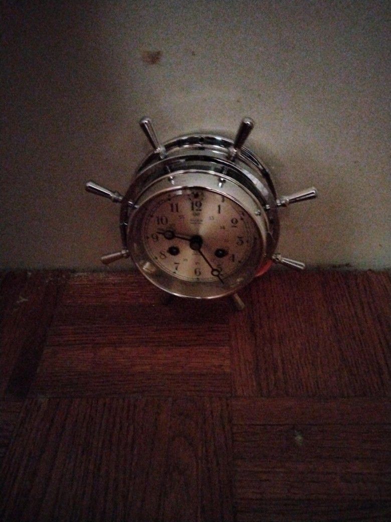 Salem Ships Bell Clock