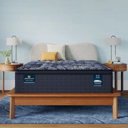 Full Size Serta Perfect Sleeper X Lexton 14.25" Hybrid Medium Pillow Top Mattress $450
