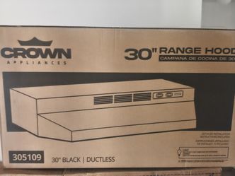 Crown Appliances, model 350 109, Black,30 inches