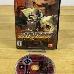 Mobile Suit Gundam: Zeonic Front PS2 (PlayStation 2, 2002) Tested, No Manual!