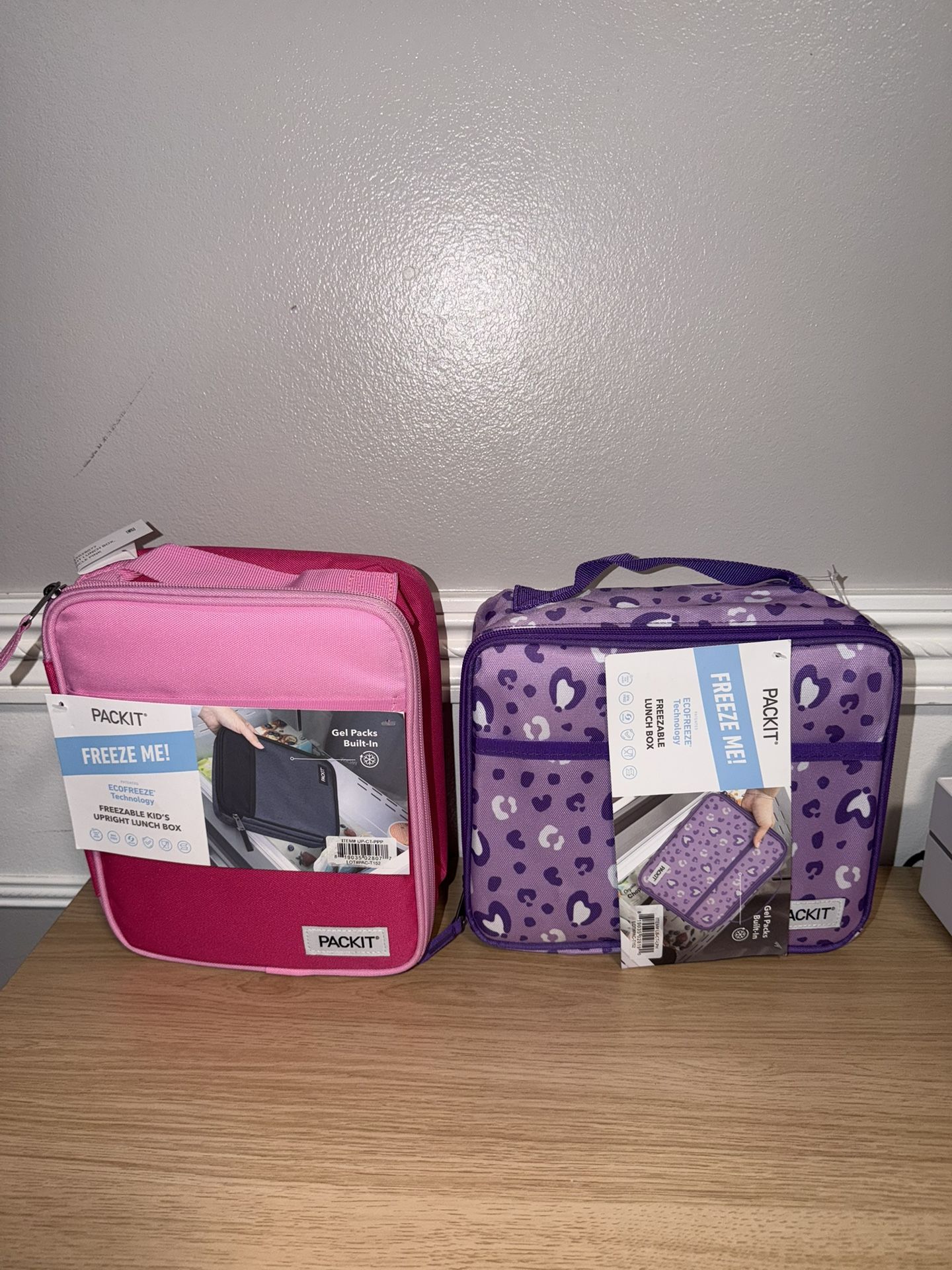 Girl Freezeable Lunchboxes 2pack