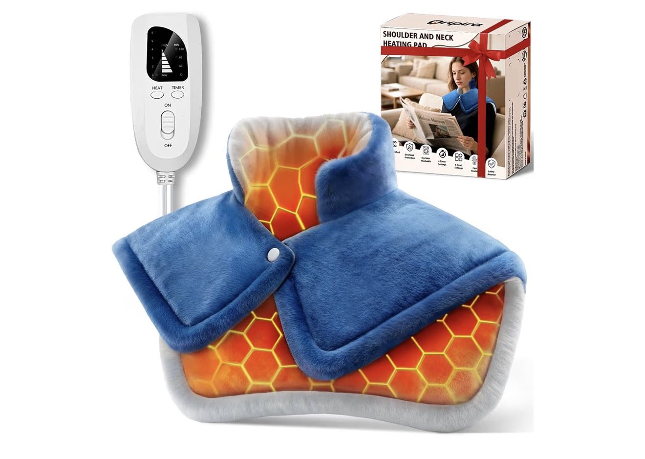 💥 Heated Neck & Shoulder Wrap – NEW Elgin Pickup) 💥