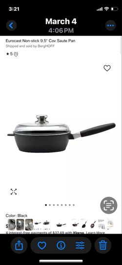 Eurocast Non-stick 9.5" Cov Saute Pan