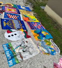 Large garden flags