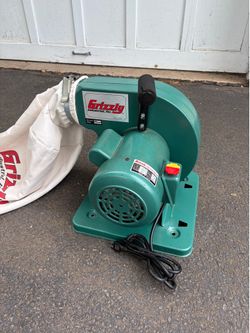 Grizzly Industrial 1 HP Walk Mounted Dust Collection Induction Motor With Bag