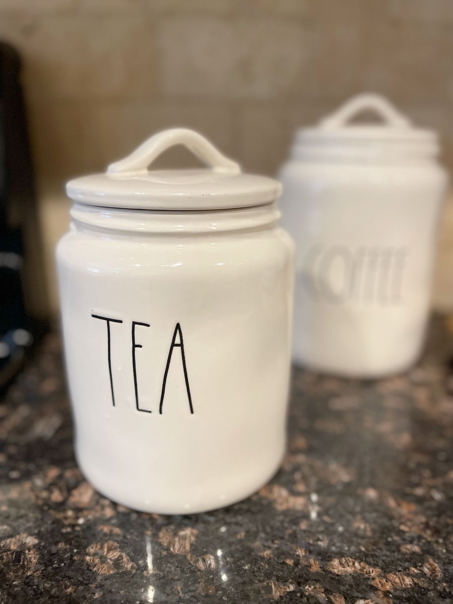 Rae Dunn TEA Canister