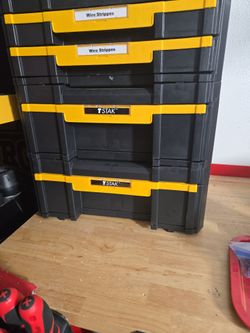 (New) DeWalt t stack two deep drawers