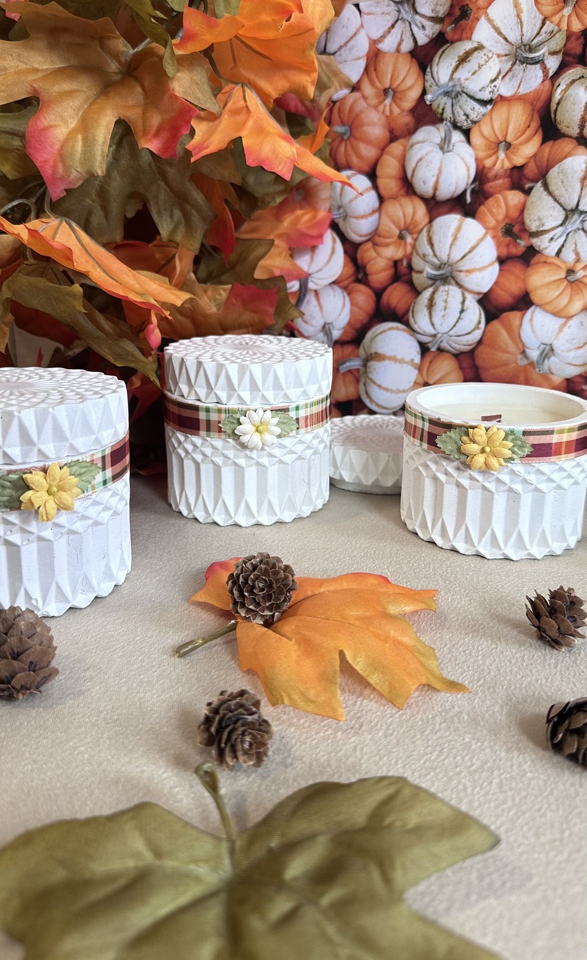 Velas Aromáticas Naturales Fall Season Scented Candles