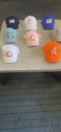 Lot of 8 Assorted Baseball Caps